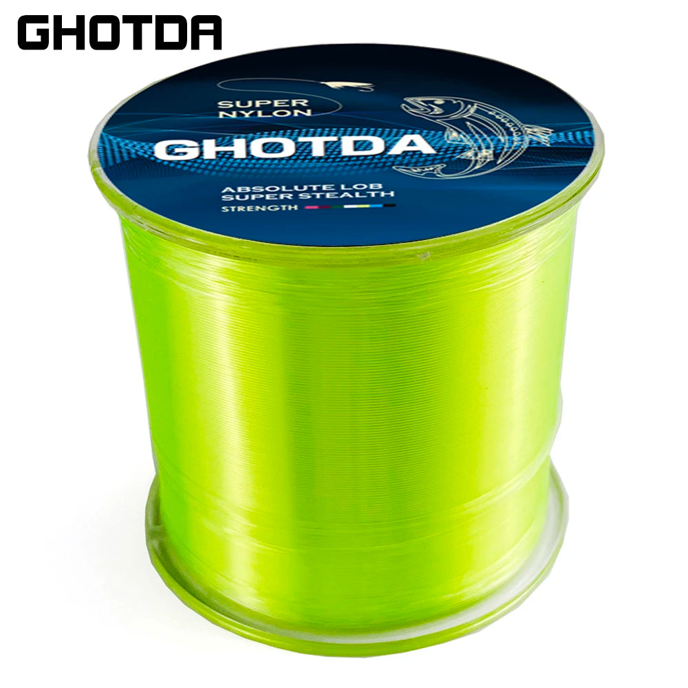 GHOTDA 500M Nylon Fishing Line Japanese Durable Monofilament Rock Sea Fishing Line