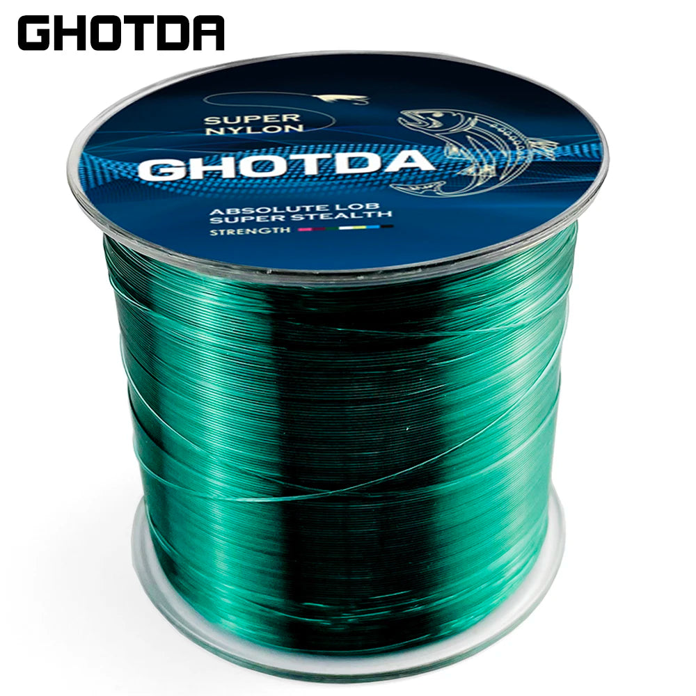 GHOTDA 500M Nylon Fishing Line Japanese Durable Monofilament Rock Sea Fishing Line