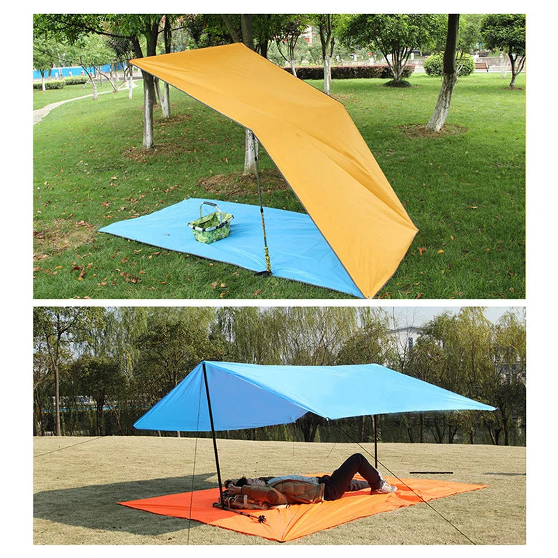 Bluefield Sun Shelter Camping Mat Beach Tent Tarp Mattress Awning Canopy For Hiking Travel Picnic