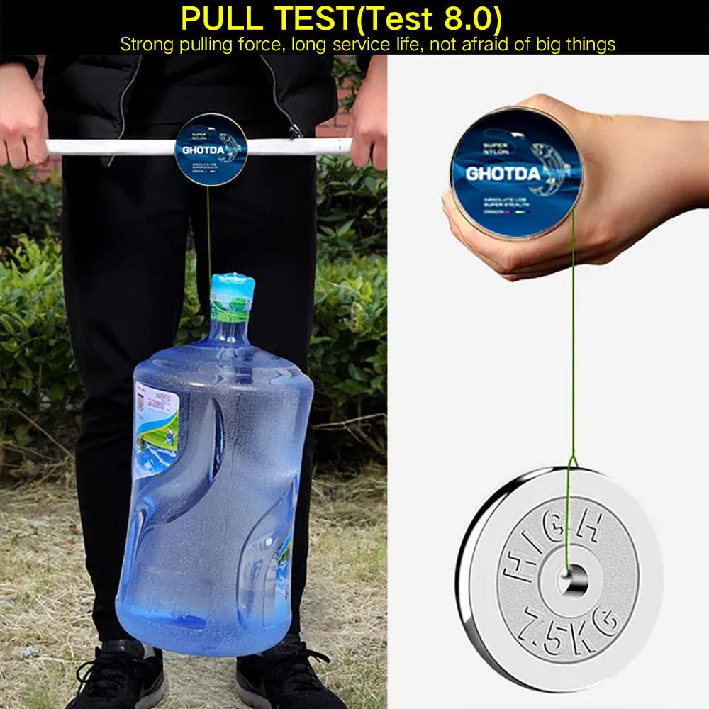 GHOTDA 500M Nylon Fishing Line Japanese Durable Monofilament Rock Sea Fishing Line