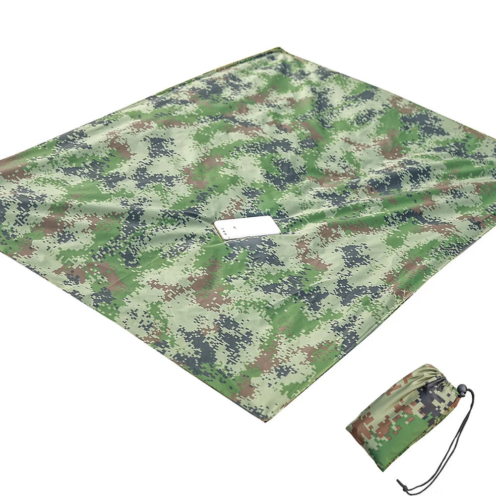 3x3m Awning Waterproof Tarp Tent Shade Ultralight Garden Canopy Sunshade Outdoor Camping Hammock Rain Fly Beach Sun Shelter
