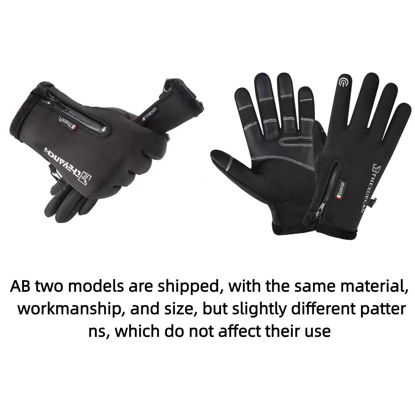 winter gloves men women black work Touch Screen gloves driving gloves men snow fishing waterproof hand warmers gloves gym glove