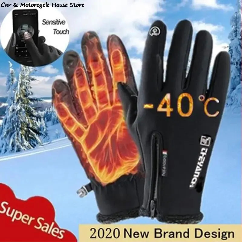 winter gloves men women black work Touch Screen gloves driving gloves men snow fishing waterproof hand warmers gloves gym glove