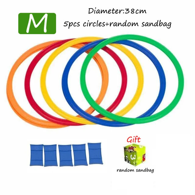 Kids Outdoor Toys Hopscotch Ring Jumping For Kids Sports Outdoor Play Outside Toys Children Garden Backyard Indoor Carnival Game