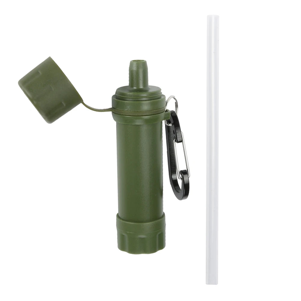 Personal Wild Life Emergency Water Filtering Tools Survival Water Purifier Straw