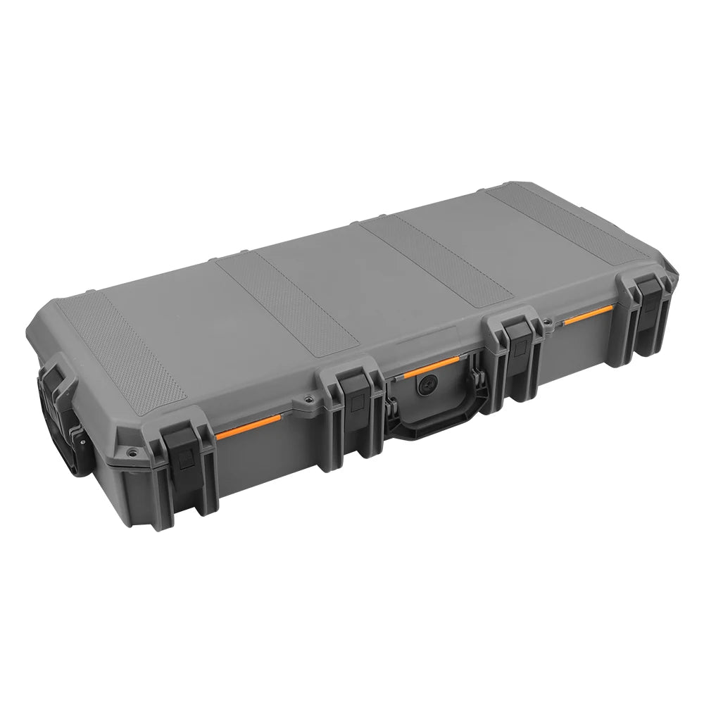 Outdoor Storm Safety Case 36.6in Camping Hunting Shooting Tactical Rifle Tooling Sponge Box Shockproof Anti-theft with Wheels