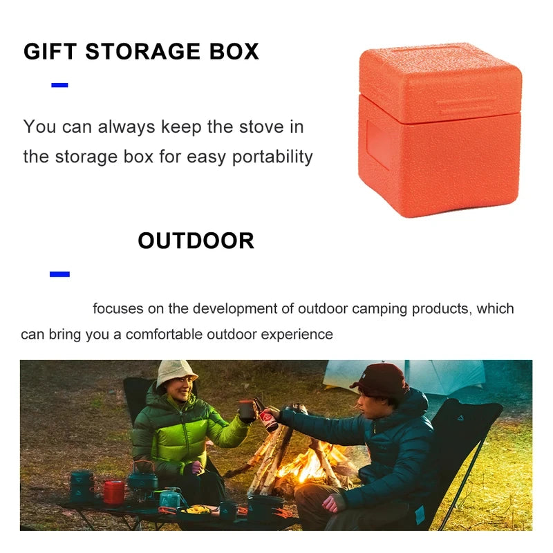 3 Heads Gas Stove Tourist Camping Burners Folding Backpacking Furnace 6800W Outdoor Hiking Picnic BBQ Cooking Equipment