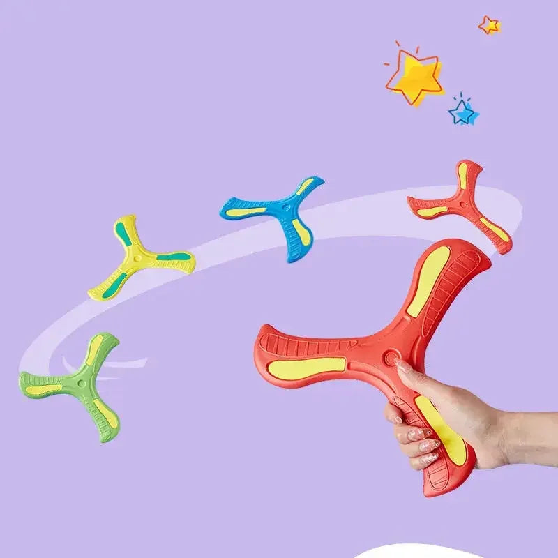 Boomerang Toy Three-leaf Cross Outdoor Flying Disc Games Adult-kids Interactive Sports Toys for Children Decompression Gift