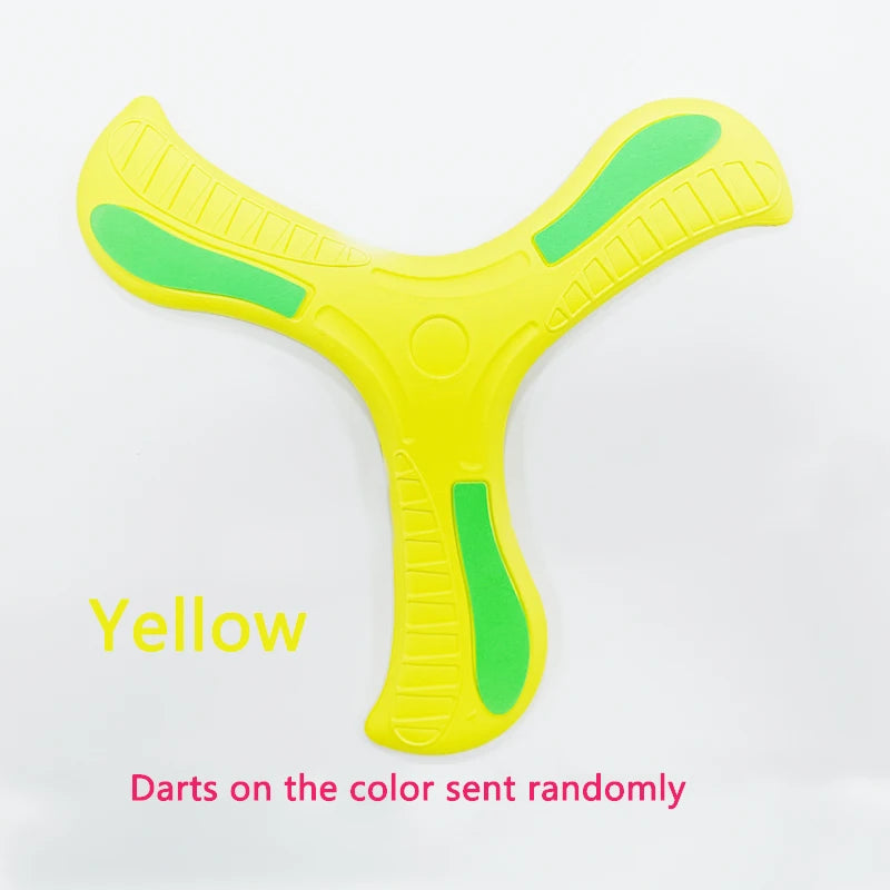 Boomerang Toy Three-leaf Cross Outdoor Flying Disc Games Adult-kids Interactive Sports Toys for Children Decompression Gift