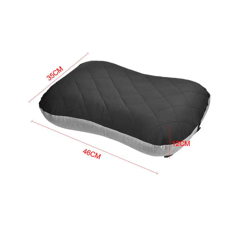 Camping Pillow Ultralight Inflatable Cushion Travel Pillow For Neck Lumbar Support Camping Hiking Square Inflatable Pillows