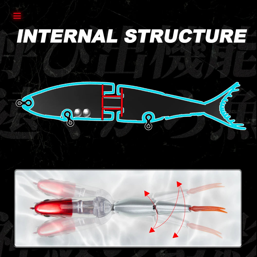 Hunthouse Swimbait Armajoi Pencil Minnow Three Sections Hard Bait 140mm 22g 25g Exsence Shallow Wobbler Topwater Saltwater Fish