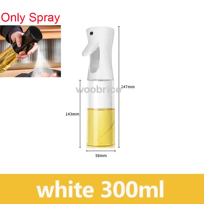 2in1 Kitchen Spray Oil Dispenser 500ml Oil Sprayer Polisher for Air Fryer Salad Grilling Roasting Cooking Kitchen Acceesories