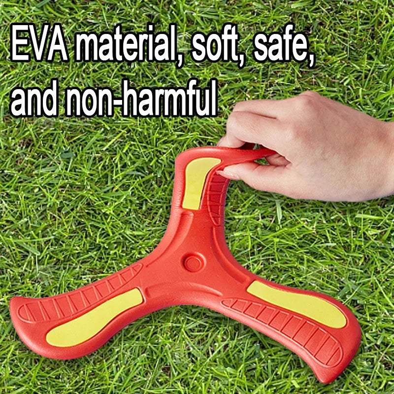 Boomerang Toy Three-leaf Cross Outdoor Flying Disc Games Adult-kids Interactive Sports Toys for Children Decompression Gift