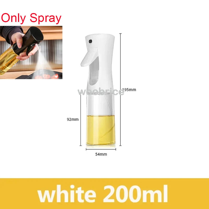 2in1 Kitchen Spray Oil Dispenser 500ml Oil Sprayer Polisher for Air Fryer Salad Grilling Roasting Cooking Kitchen Acceesories