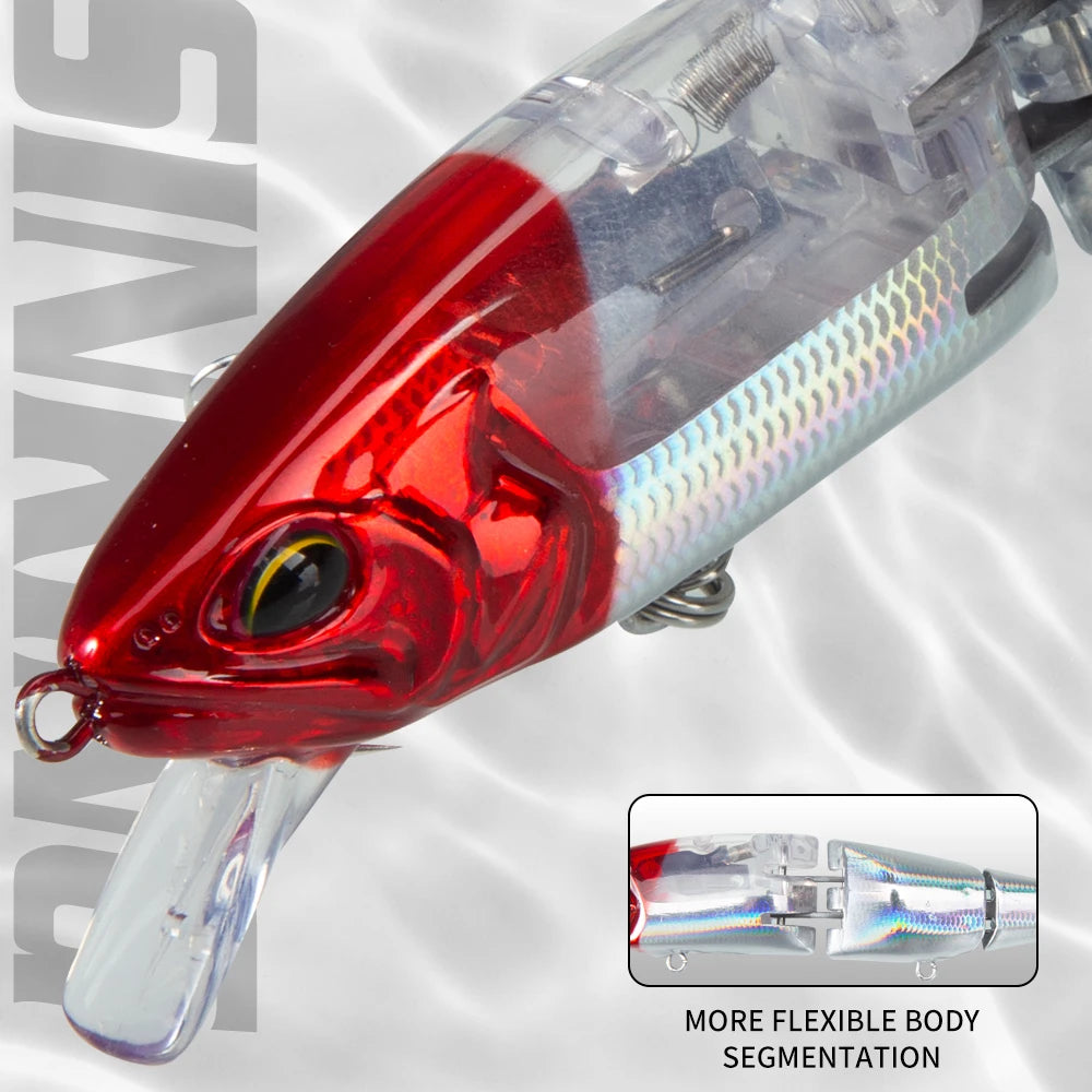 Hunthouse Swimbait Armajoi Pencil Minnow Three Sections Hard Bait 140mm 22g 25g Exsence Shallow Wobbler Topwater Saltwater Fish