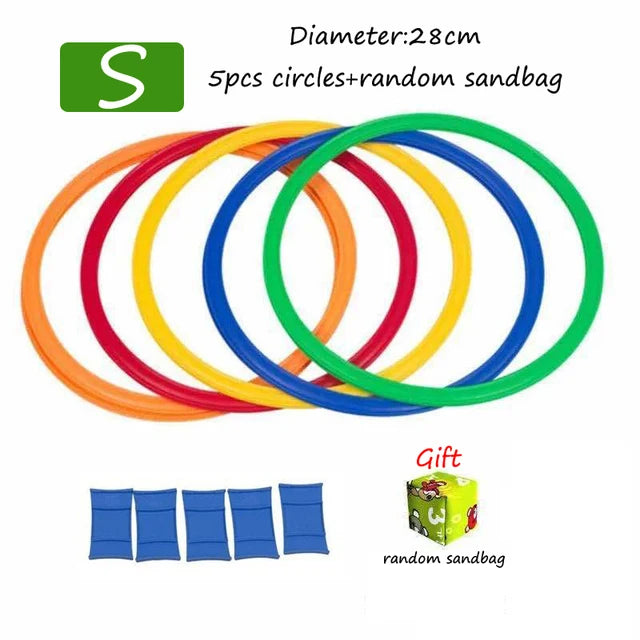 Kids Outdoor Toys Hopscotch Ring Jumping For Kids Sports Outdoor Play Outside Toys Children Garden Backyard Indoor Carnival Game