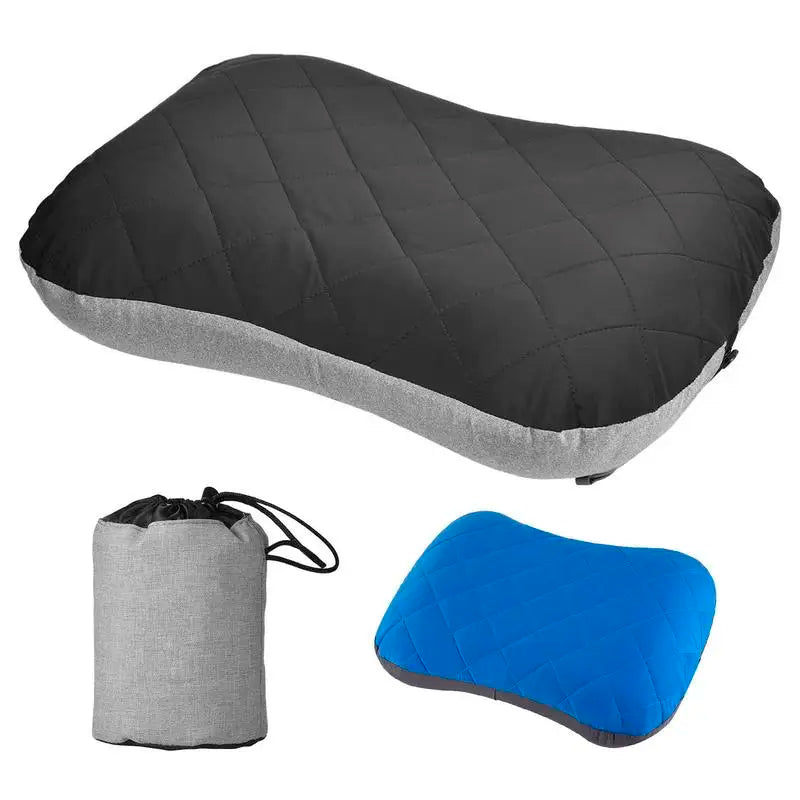 Camping Pillow Ultralight Inflatable Cushion Travel Pillow For Neck Lumbar Support Camping Hiking Square Inflatable Pillows