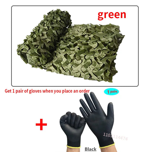 camouflage net Hunting camouflage net Garden gazebo net Car awning white blue green black jungle desert color 3x5m4x5m