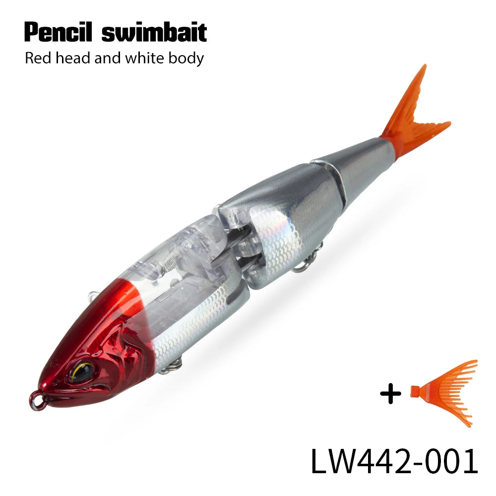 Hunthouse Swimbait Armajoi Pencil Minnow Three Sections Hard Bait 140mm 22g 25g Exsence Shallow Wobbler Topwater Saltwater Fish