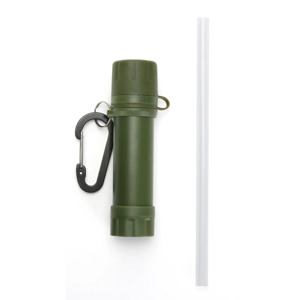 Personal Wild Life Emergency Water Filtering Tools Survival Water Purifier Straw