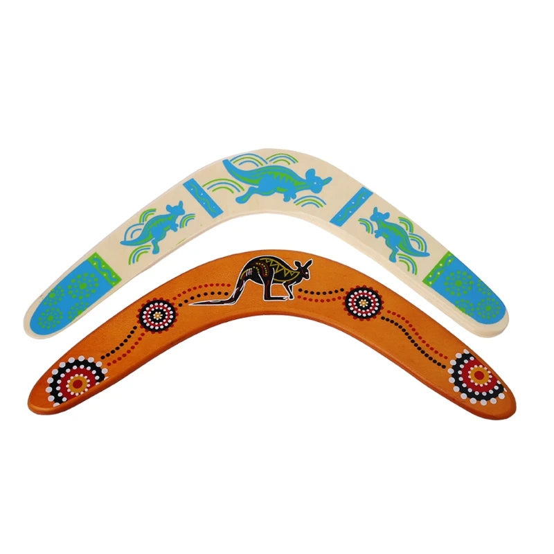 New Kangaroo Throwback V Shaped Boomerang Flying Disc Throw Catch Outdoor Game