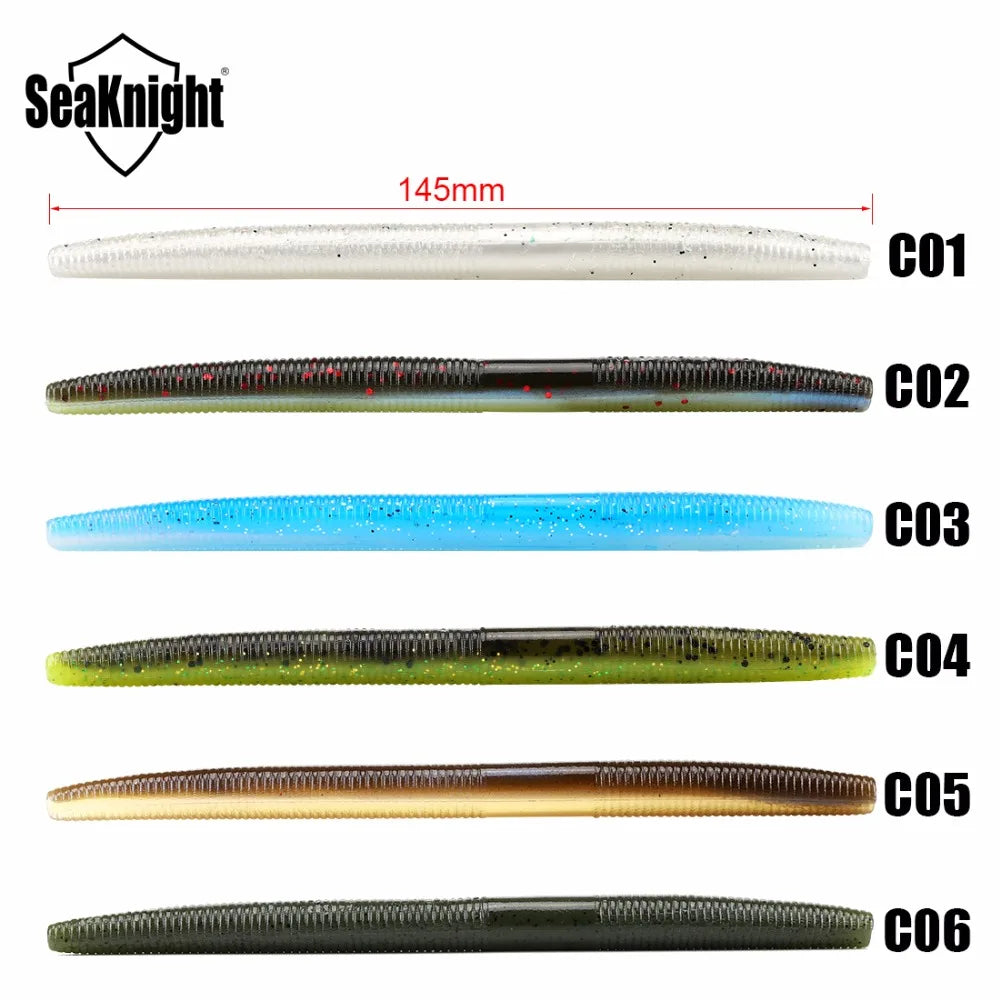 SeaKnight Brand Soft Bait Fishing Lure Artificial Bait for Lake River Fishing Soft Lure Weight: 6.9g 7.4g 8.5g 6Pieces/Bag/Lot