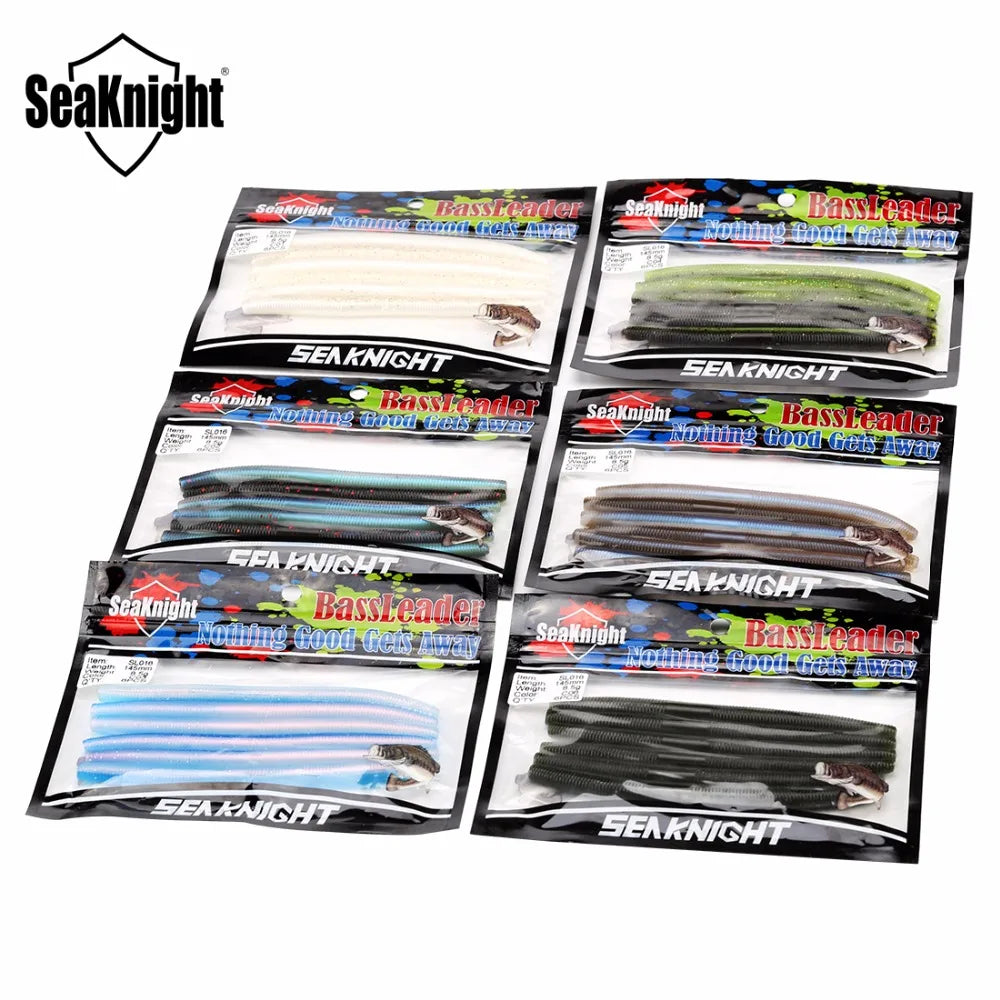 SeaKnight Brand Soft Bait Fishing Lure Artificial Bait for Lake River Fishing Soft Lure Weight: 6.9g 7.4g 8.5g 6Pieces/Bag/Lot