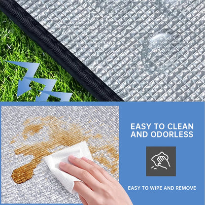 Outdoor Waterproof Mat Double-sided Aluminum Film Floor Mat Waterproof and Antifouling Camping Tent Mat Beach Sand Mat