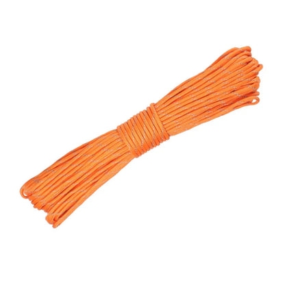 Reflective Paracord 550 Military 7 Strand Rope Tactical Parachute Cord Camping Tent Rope Warning Line Lanyard DIY Bracelet