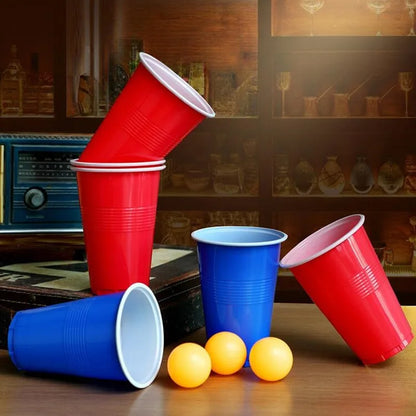 AIUAZA Drinking games with cups and balls, table tennis games, bar supplies, outdoor entertainment games, party games