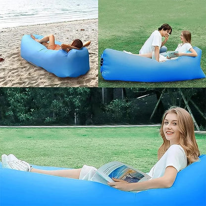 Air sofa chair Portable camping beach inflatable sofa inflatable sofa cushion suitable for outdoor camping hiking beach hiking