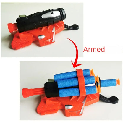 Soft Bullets Launcher Spray Wrist With Gloves Launching Soft Bomb Toy Gun Outdoor Games Toys