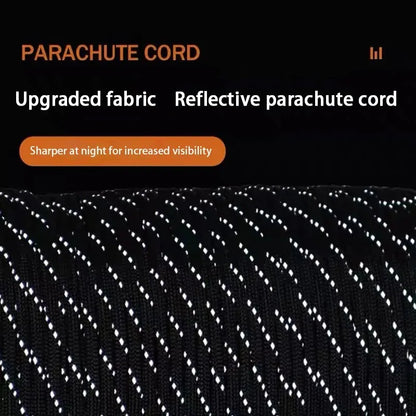 Reflective Paracord 550 Military 7 Strand Rope Tactical Parachute Cord Camping Tent Rope Warning Line Lanyard DIY Bracelet