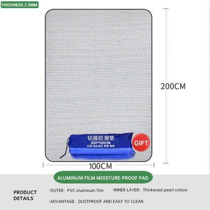 Outdoor Waterproof Mat Double-sided Aluminum Film Floor Mat Waterproof and Antifouling Camping Tent Mat Beach Sand Mat