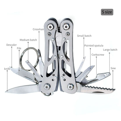 Outdoor Multitool Camping Portable Stainless Steel Edc Folding Multifunction Tools Emergency survival Knife Pliers