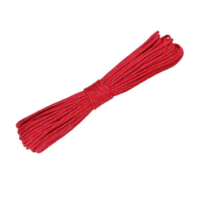 Reflective Paracord 550 Military 7 Strand Rope Tactical Parachute Cord Camping Tent Rope Warning Line Lanyard DIY Bracelet