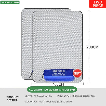 Outdoor Waterproof Mat Double-sided Aluminum Film Floor Mat Waterproof and Antifouling Camping Tent Mat Beach Sand Mat