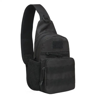 Small Outdoor Tactical Camouflage Kettle Chest Bag molle pouch  Hiking Backpack  Nylon Hunting Fishing Camo Hiking Shoulder Bag