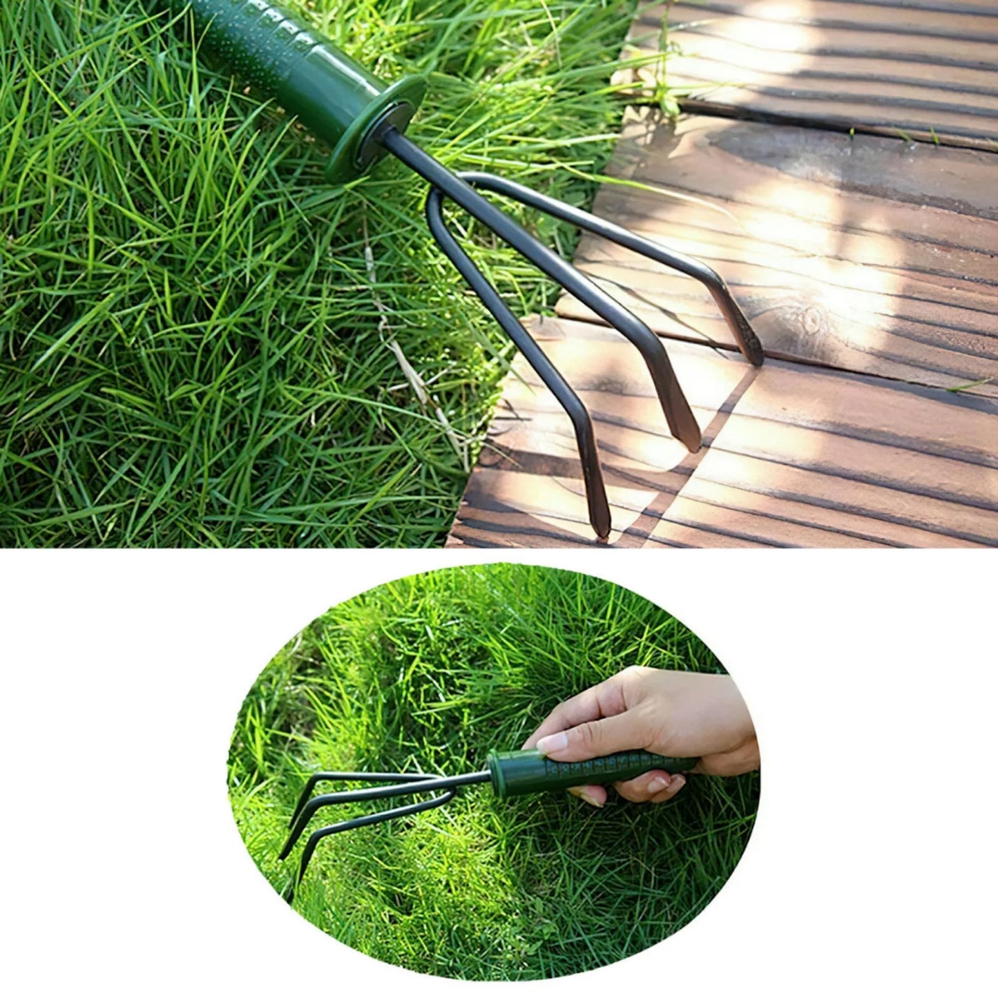 4-Piece Garden Tool Kit Shovel Heavy Metal Outdoor Ergonomic Kit-